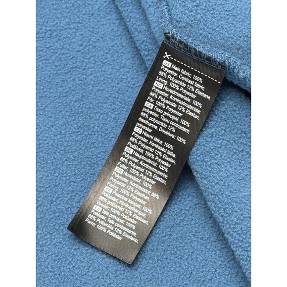 Kari Traa Womens Fleece Jacket Full Zip Blue MidLayer Pocket Size Medium - Picture 6 of 11